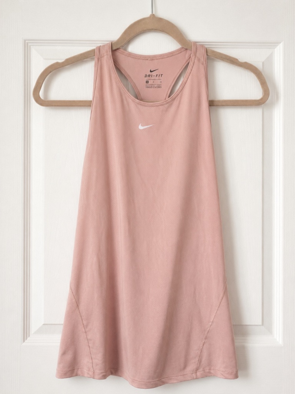 Pink Racerback Workout Tank Nike Dri-FIT Size L